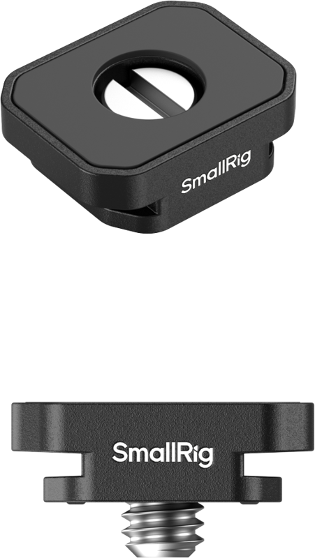 SmallRig 5472 Mount Plate with Cold Shoe Mount (4pcs) - 2