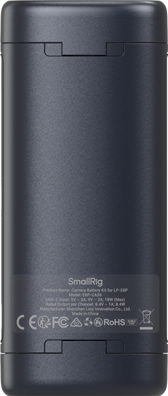 SmallRig 5105 Portable Charger Case for LP-E6P Camera Batteries - 7