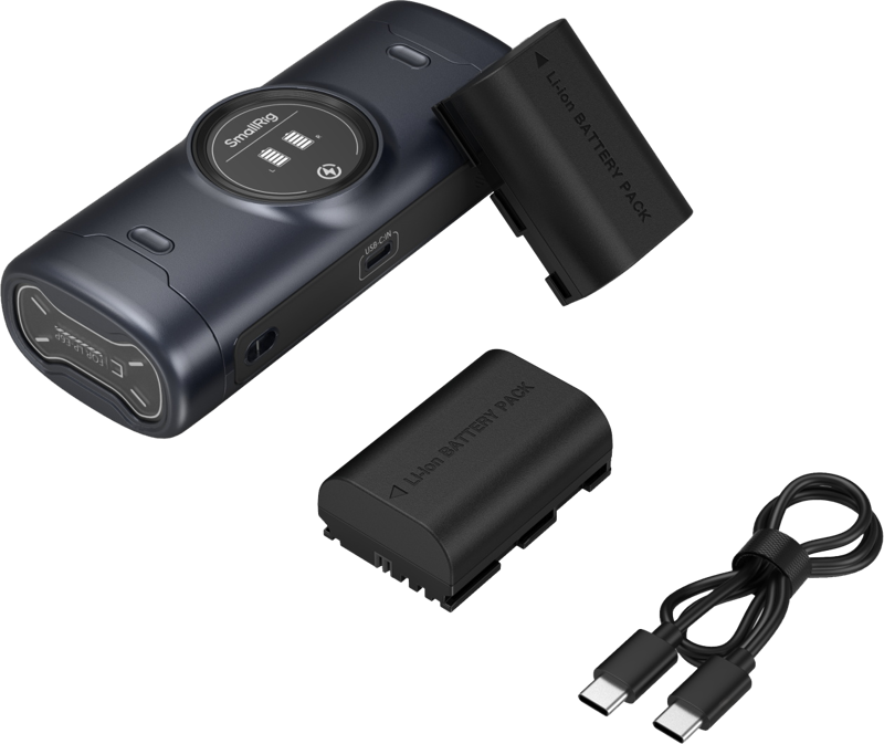 SmallRig 5695 Portable Charger Case Kit for LP-E6P Camera Batteries - 8