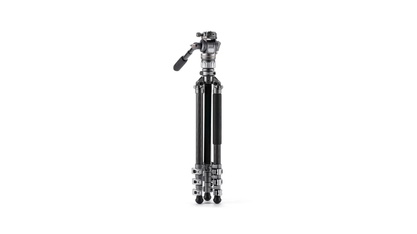 Tilta Travel Video Fluid Head with 3-Stage Carbon Fiber Legs (5KG) - Space Gray - 10