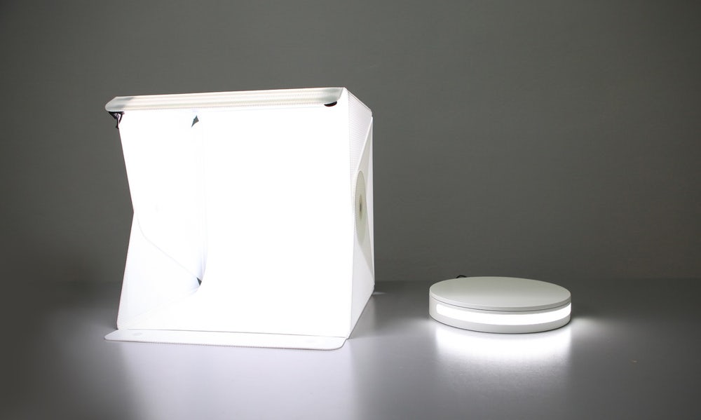 Orangemonkie Mini Turntable Foldio360 Kit Med Tält – för filmskapare - 15