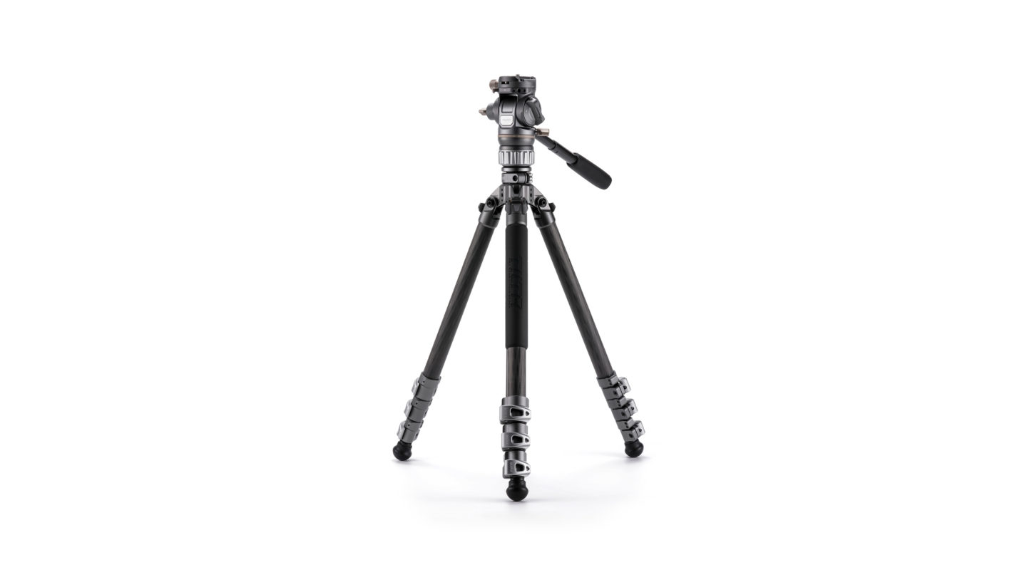 Tilta Travel Video Fluid Head with 3-Stage Carbon Fiber Legs (5KG) - Forest Green - 9