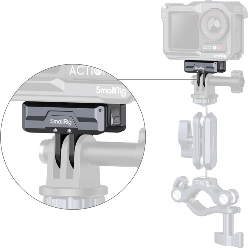 SmallRig 3662 Magnetic Adapter for DJI Osmo Action - 5