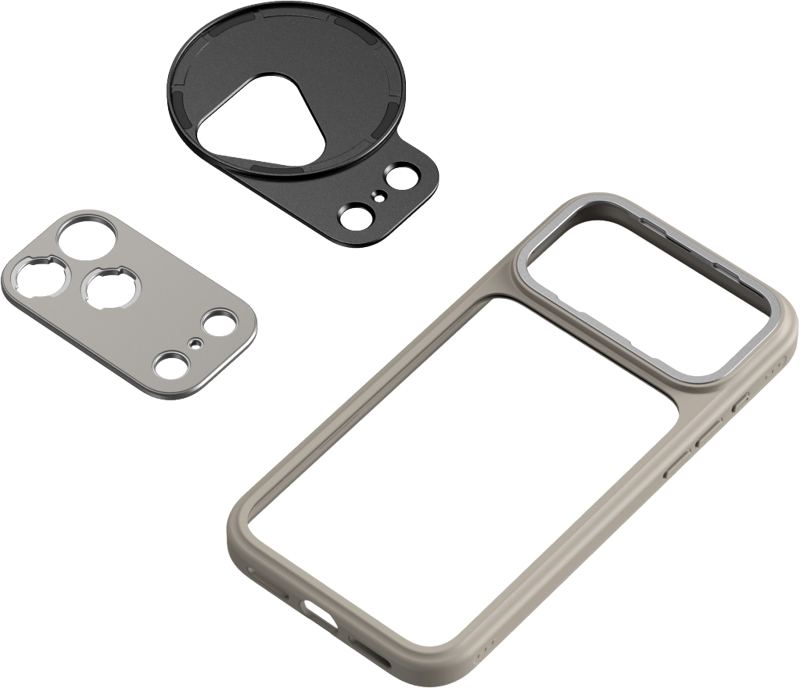 SmallRig 5791 FilMov Lightweight Photography Bumper Case for iPhone 17 Pro (Gray) - 2