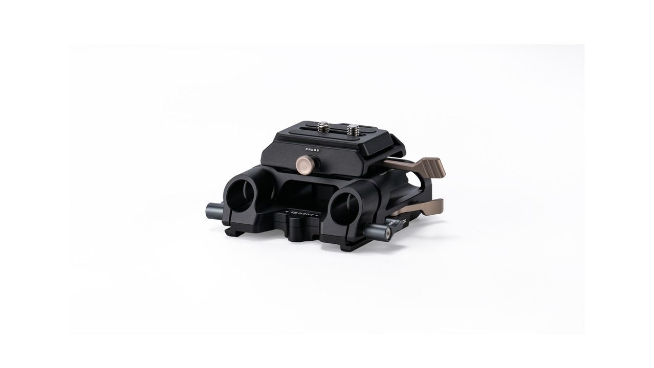 Tilta Arca Height Adjustable 15mm LWS Baseplate - Black - 2