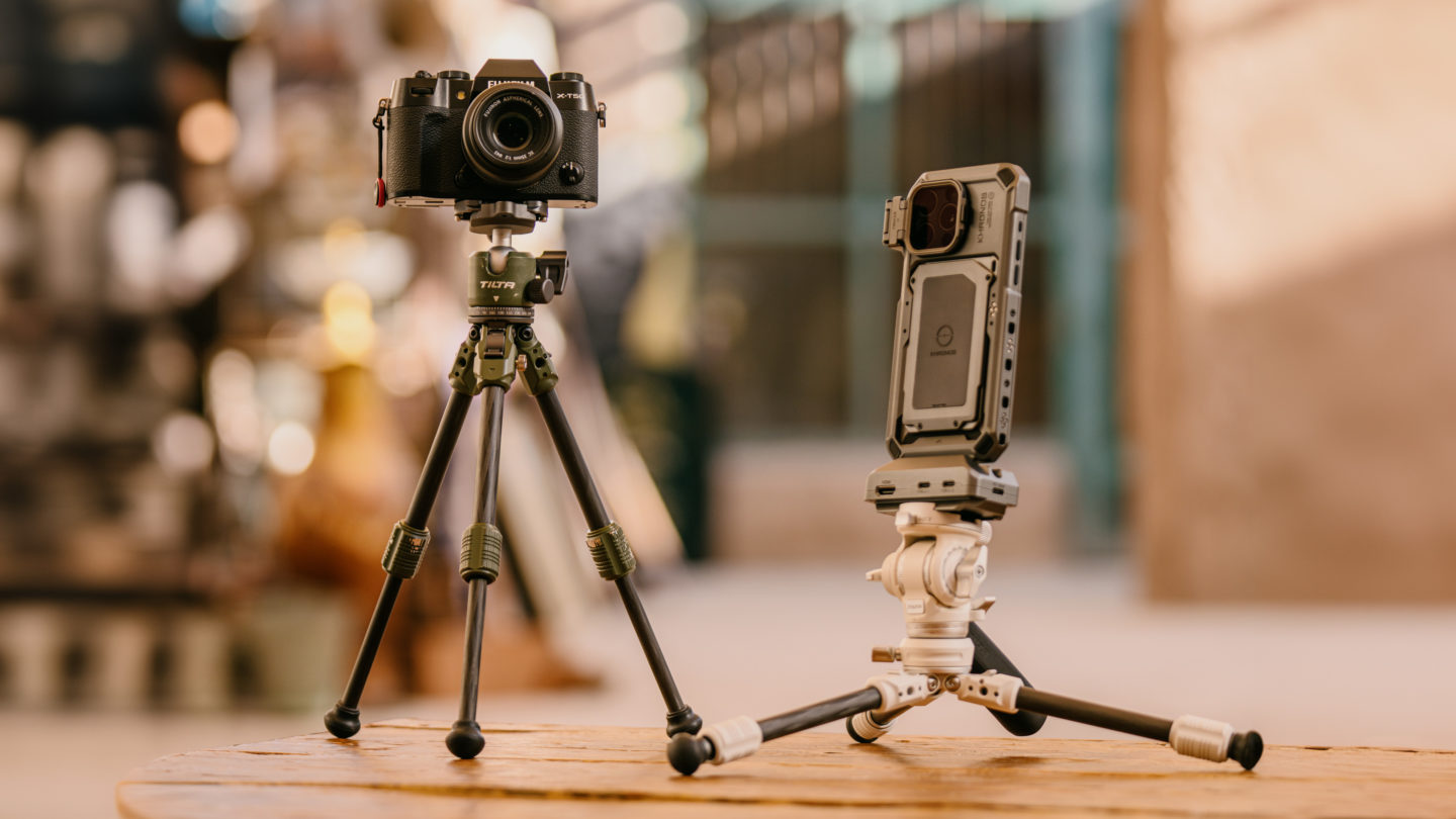 Tilta Tabletop Ball Head with 1-Stage Carbon Fiber Tripod Legs (3KG) Extendable Edition - Space Gray - 16