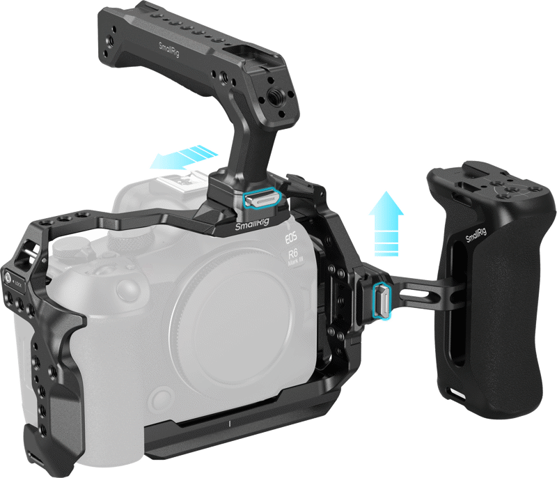 SmallRig 5958 HawkLock Quick Release Cage Kit for Canon EOS R6 MK III / R6 MK II (Advanced Edition) - 4