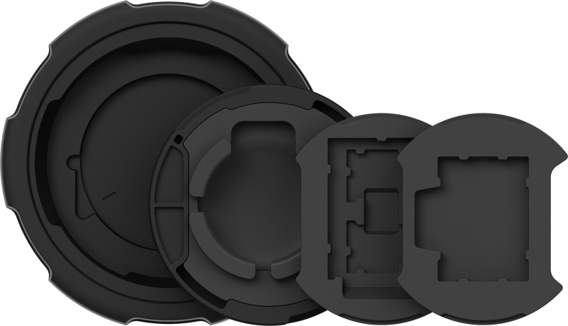 PolarPro Defender Pro Medium 70-80mm lens diameters Black - 2