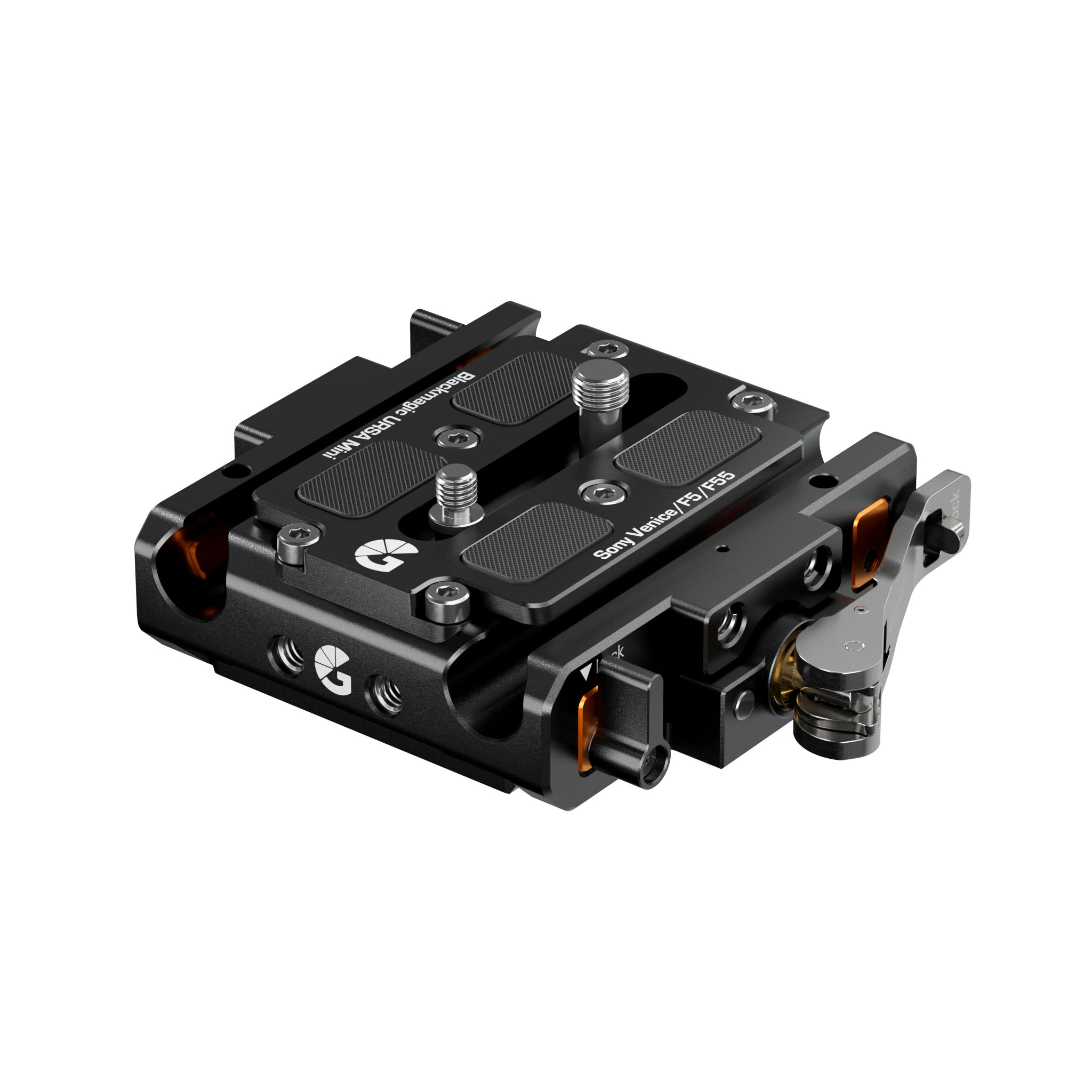 Bright Tangerine LeftField 3 15mm LWS Baseplate for Sony VENICE 1 & 2 (Standard)