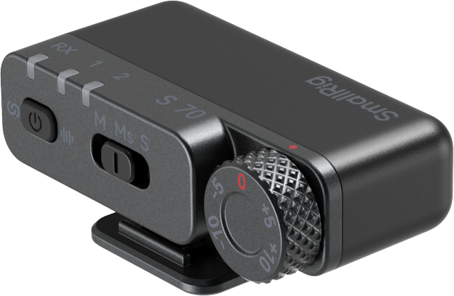 SmallRig 5715 S70 Wireless Microphone with Multi-Device Compatibility (Black) - 9