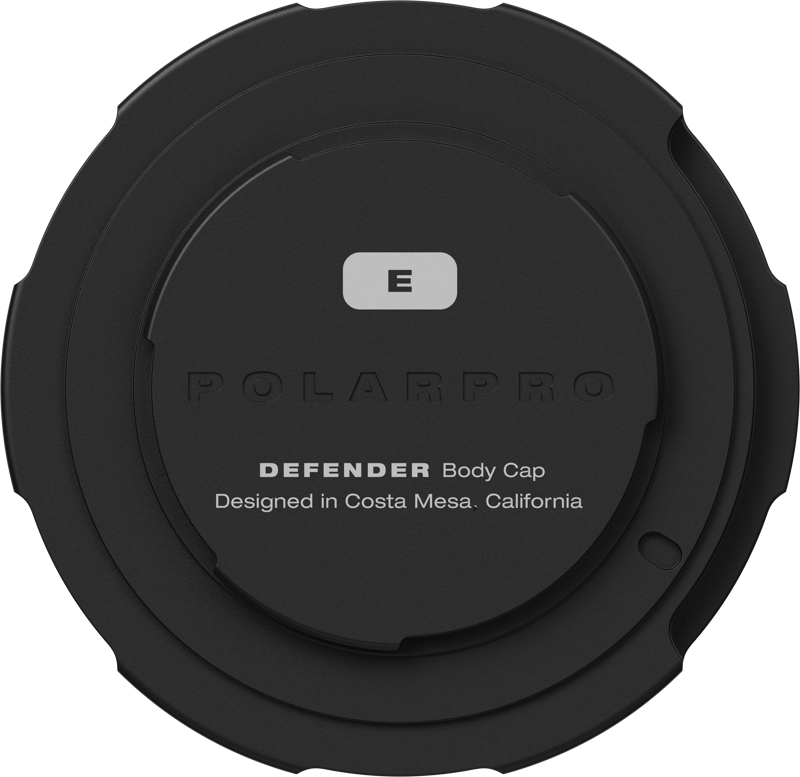 PolarPro Body Cap Sony E Mount Slate - 4