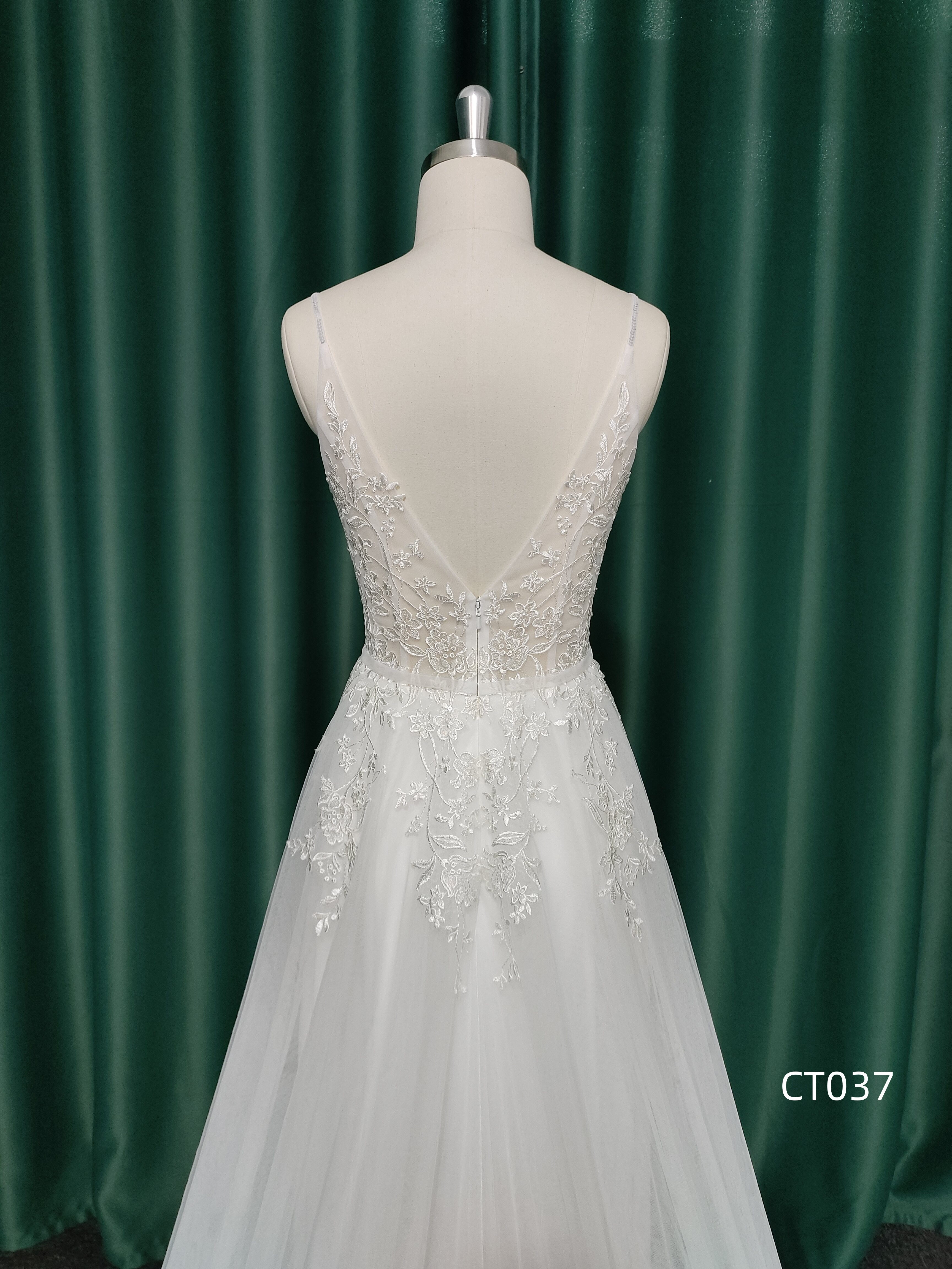 Chantilly Bridal  CT037 lagervara - 5