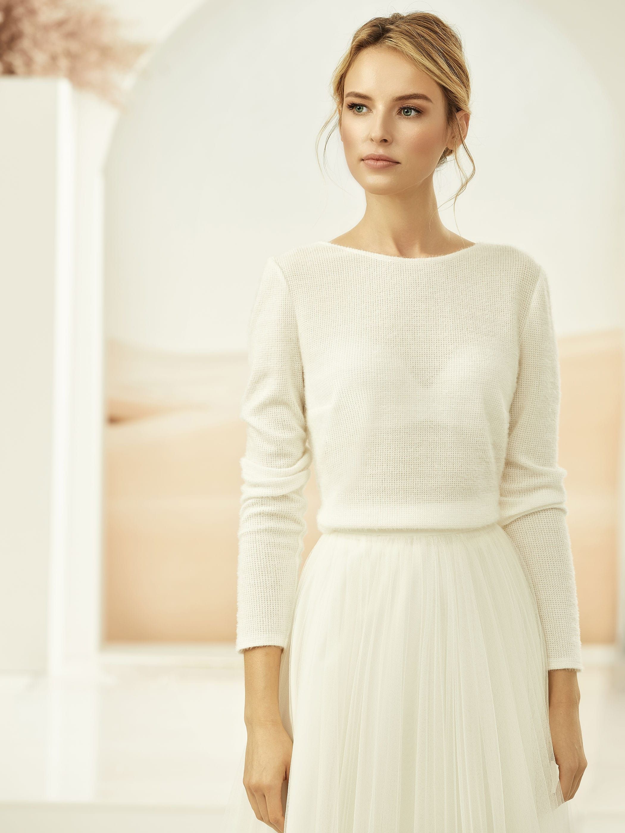 Tröja med fusk cashmere E326