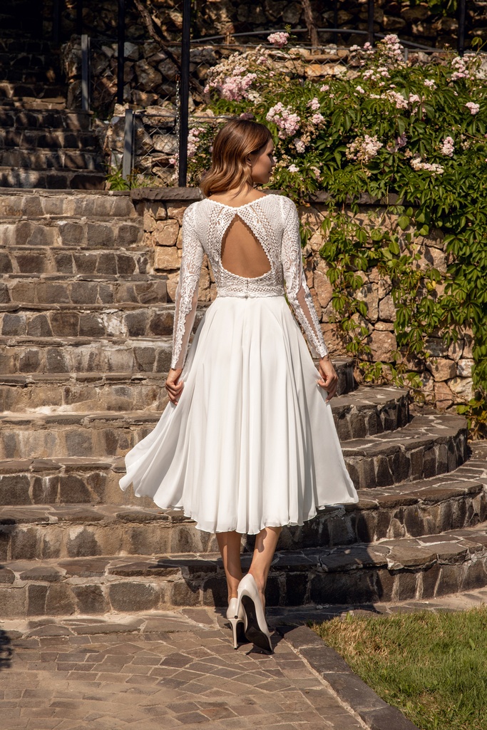 Angela Bianca kort chiffong kjol 8022 - 4