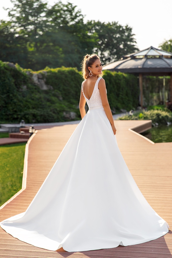 Angela Bianca satin kjol 8012 - 4