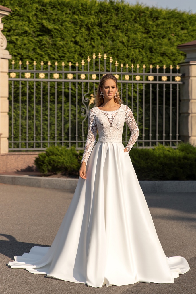 Angela Bianca satin kjol 8012