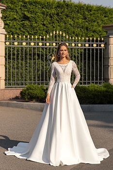Angela Bianca satin kjol 8012