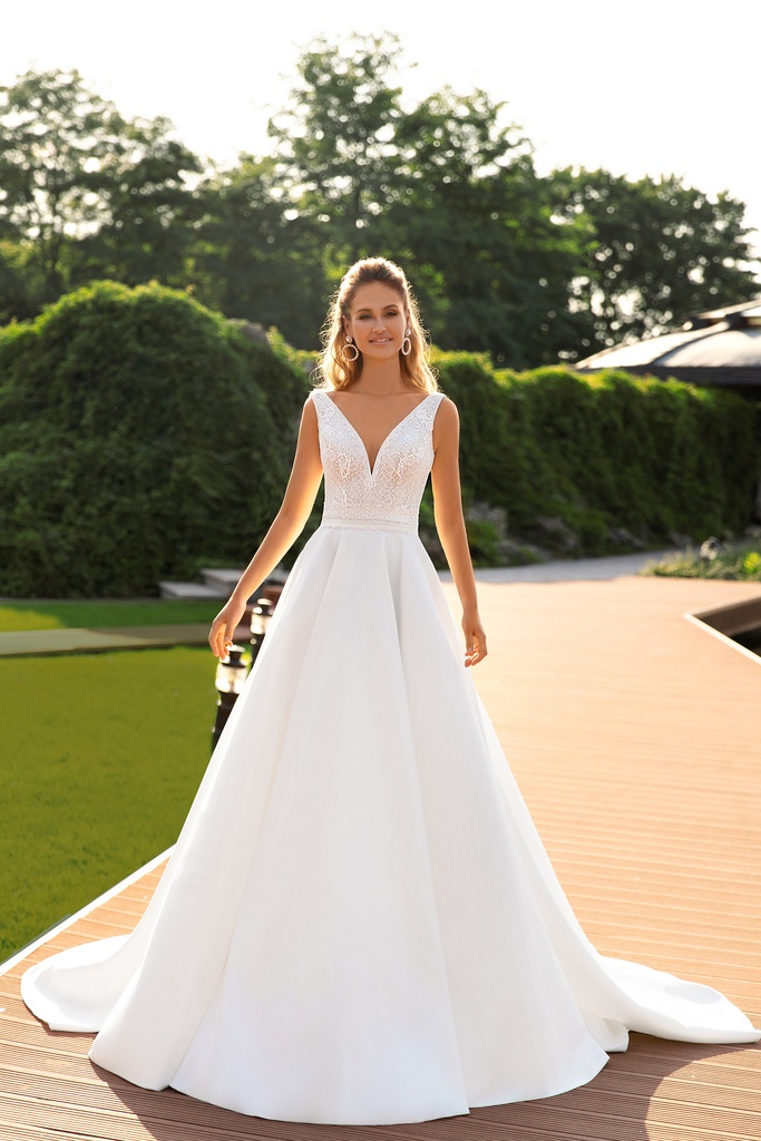 Angela Bianca satin kjol 8012 - 3