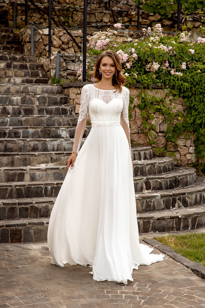 Angela Bianca chiffong kjol 8011 - 2
