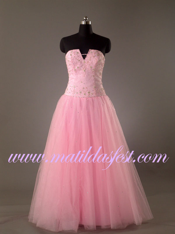 Rosa aftonklänning PM867
