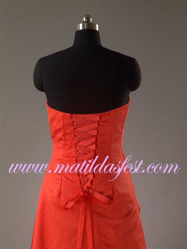 Orange tärnklänning PM855 - 4