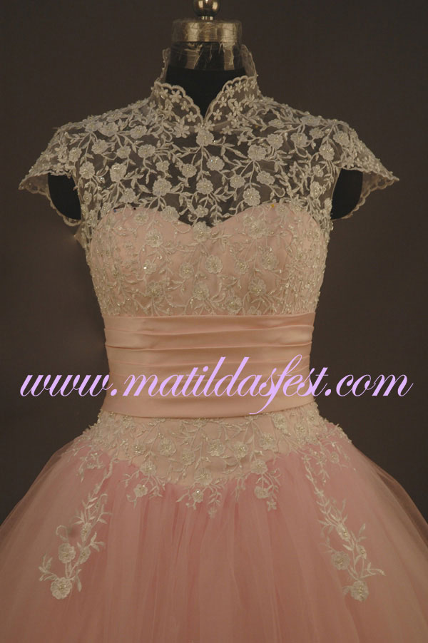 Rosa aftonklänning ML1353 - 2