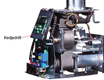 Ariterm/Thermia/CTC EcoFlex   Slussimpeller, REFILLER, För kedjedrift.