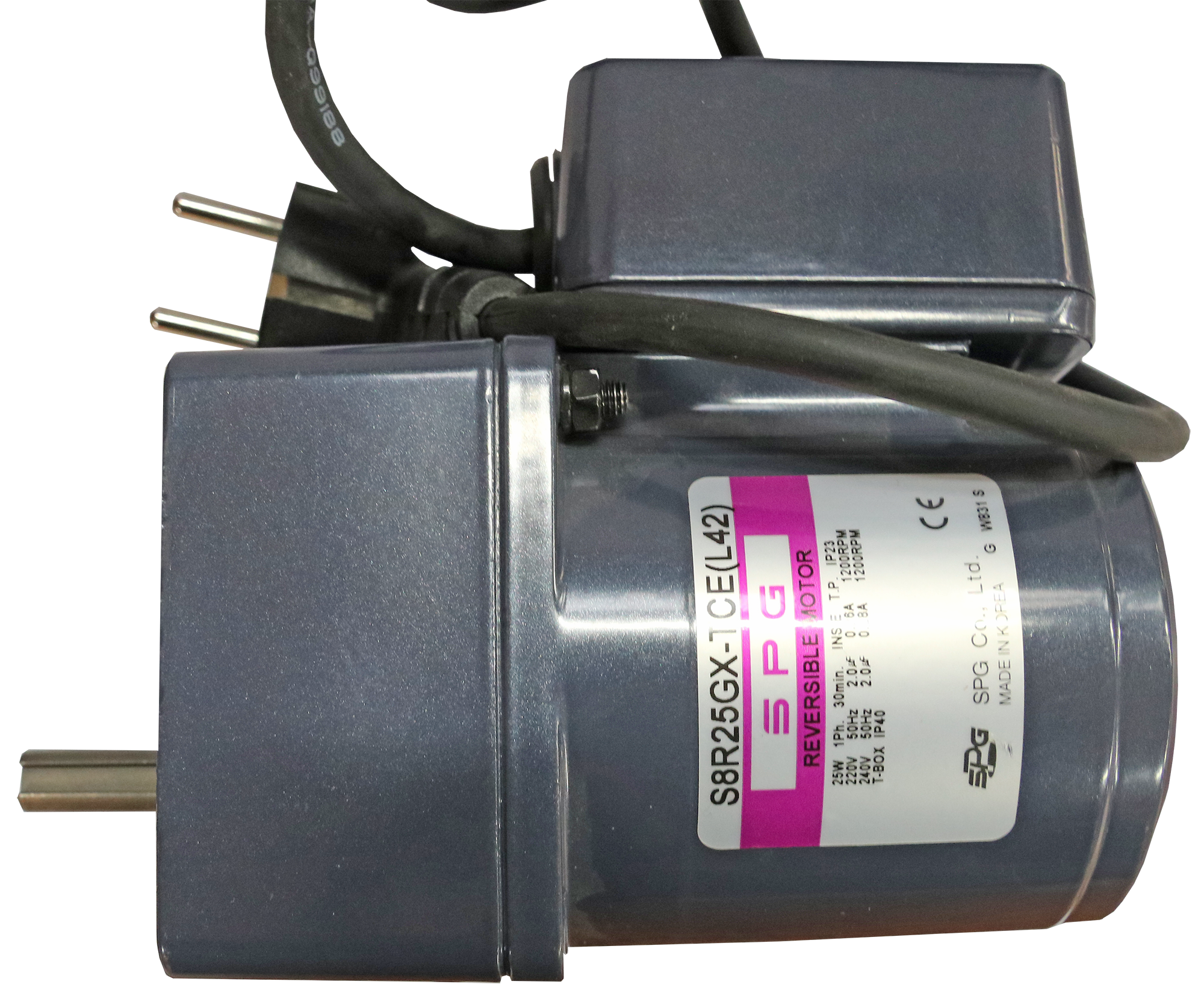 Asynkronmotor, 25W, 6rpm