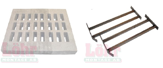 Albin  Roster Keramik Effekt, originalkeramik från Höganäs inklusive två st Rostergaller, ALR17-7216 Längd 40 cm