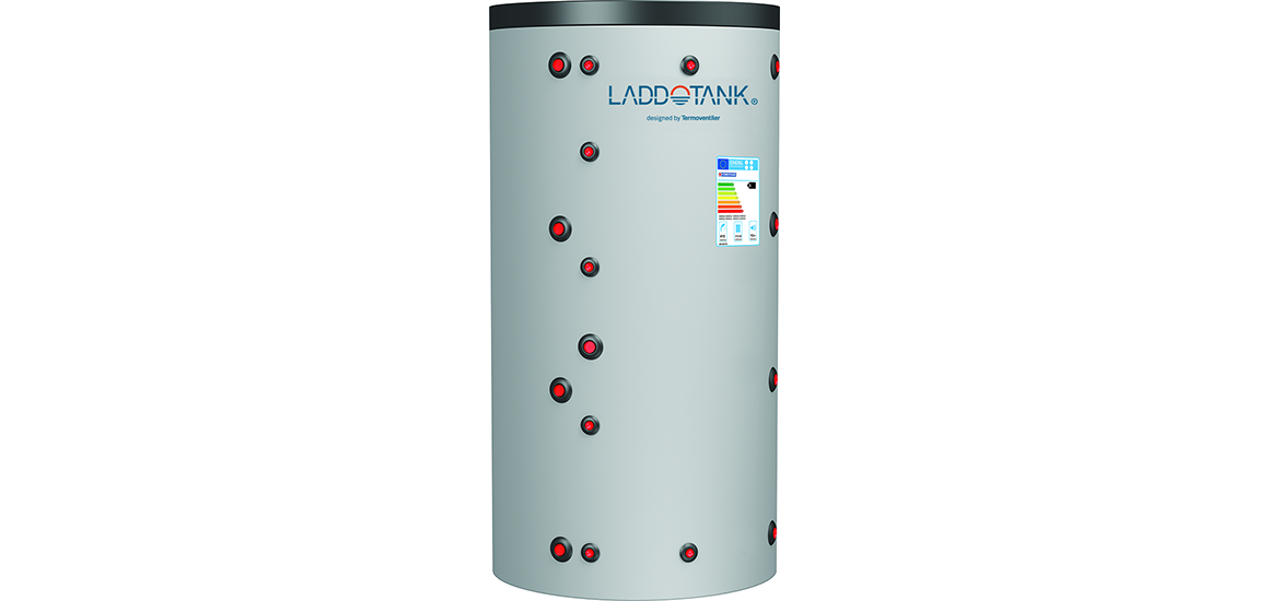 Laddotank Puffer 1, med en värmeslinga,  500-5000L