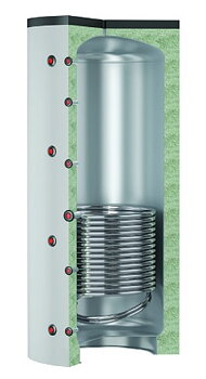 Laddotank Puffer 1, med en värmeslinga,  500-5000L