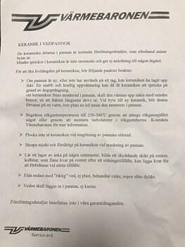 Värmebaronen, Vedolux 37 främre roster