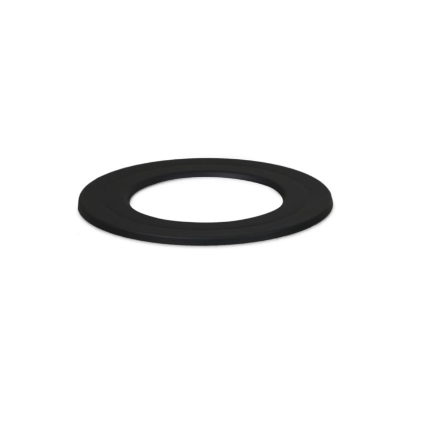 Anslutningskrans, täckplåt, svart, diameter 150/220 mm