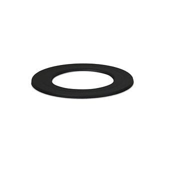 Anslutningskrans, täckplåt, svart, diameter 150/220 mm