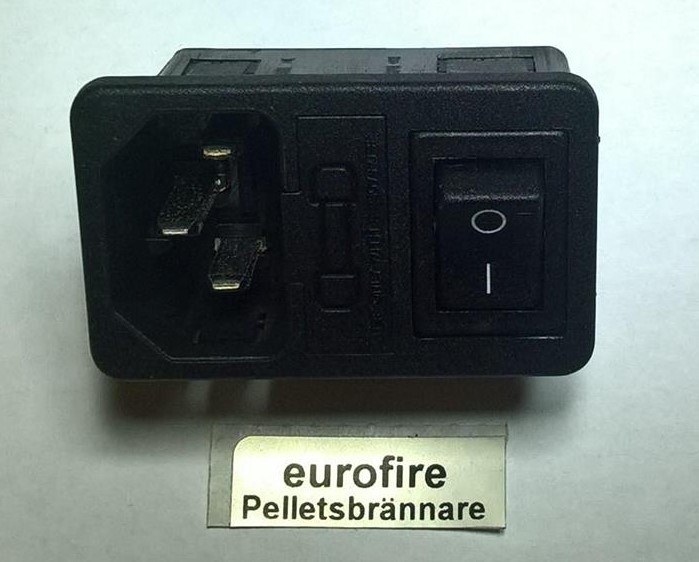 Eurofire apparatintag med brytare
