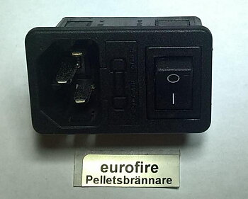 Eurofire apparatintag med brytare