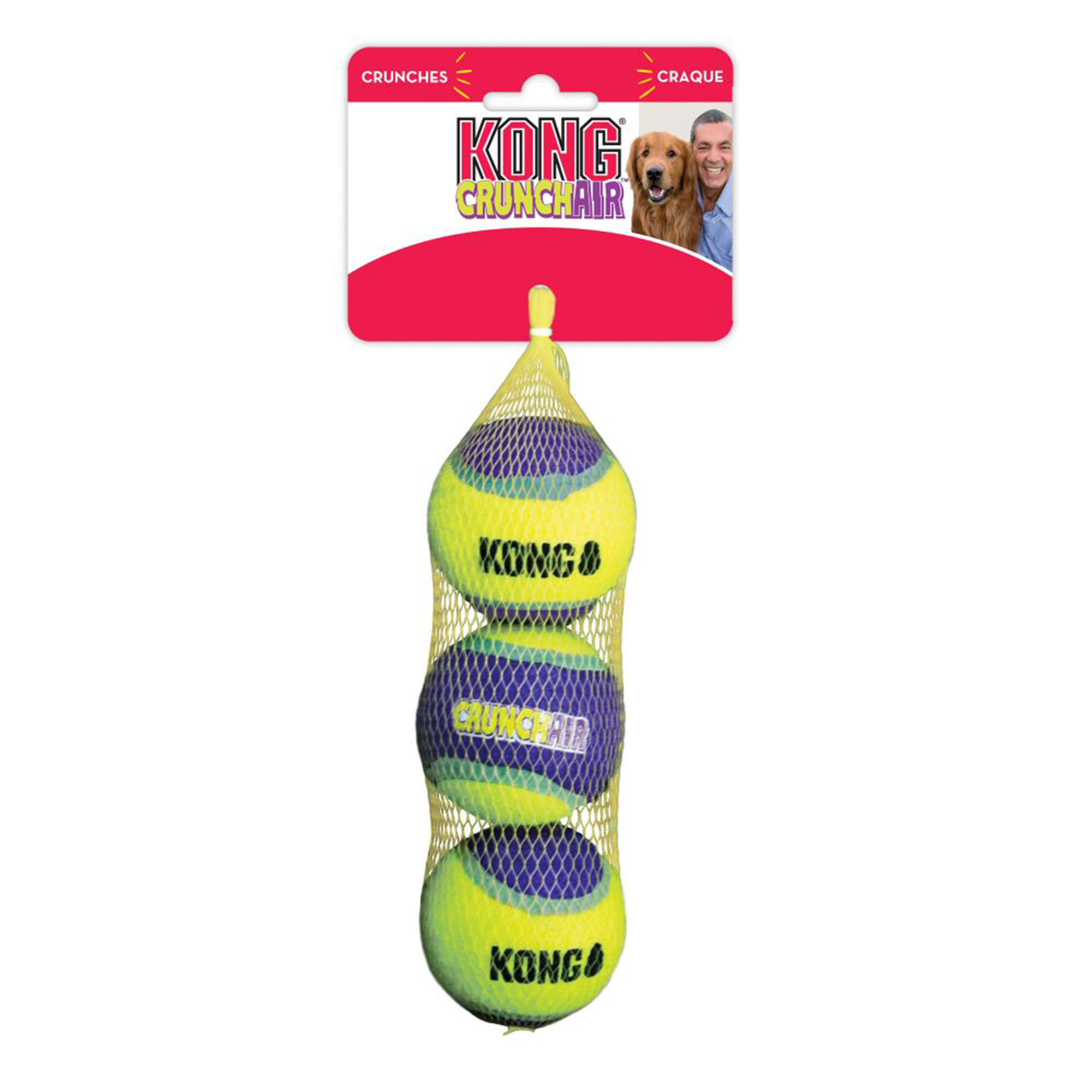 Hundleksak Kong Crunchair Medium 3p