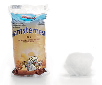 Hamsterbädd Vit påse