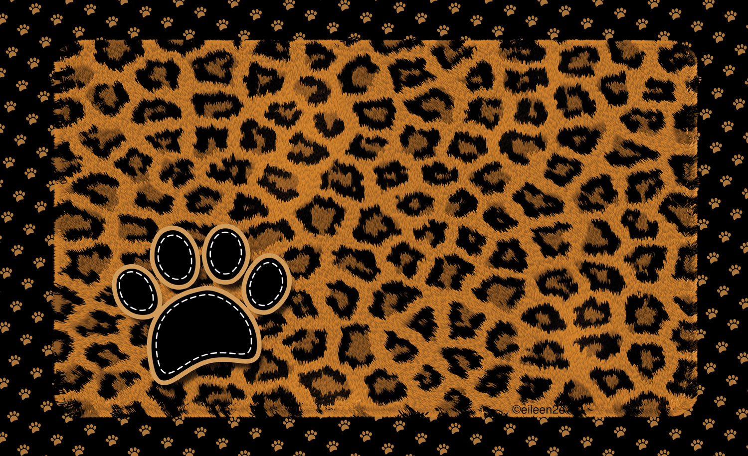 Underlägg Leopard Brun Drymate