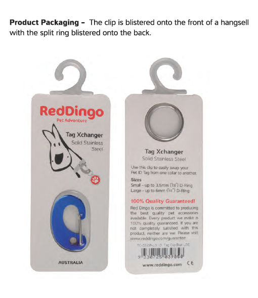 Snabbknäppe till ID-brickor från Red Dingo  - 9