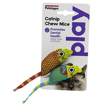 Kattleksak Petstages Catnip Chew Mice