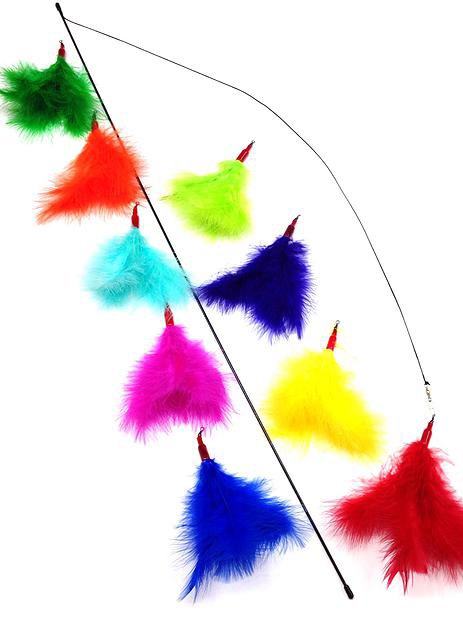 Kattleksak Da Bird Kitty Puff tafs Go Cat
