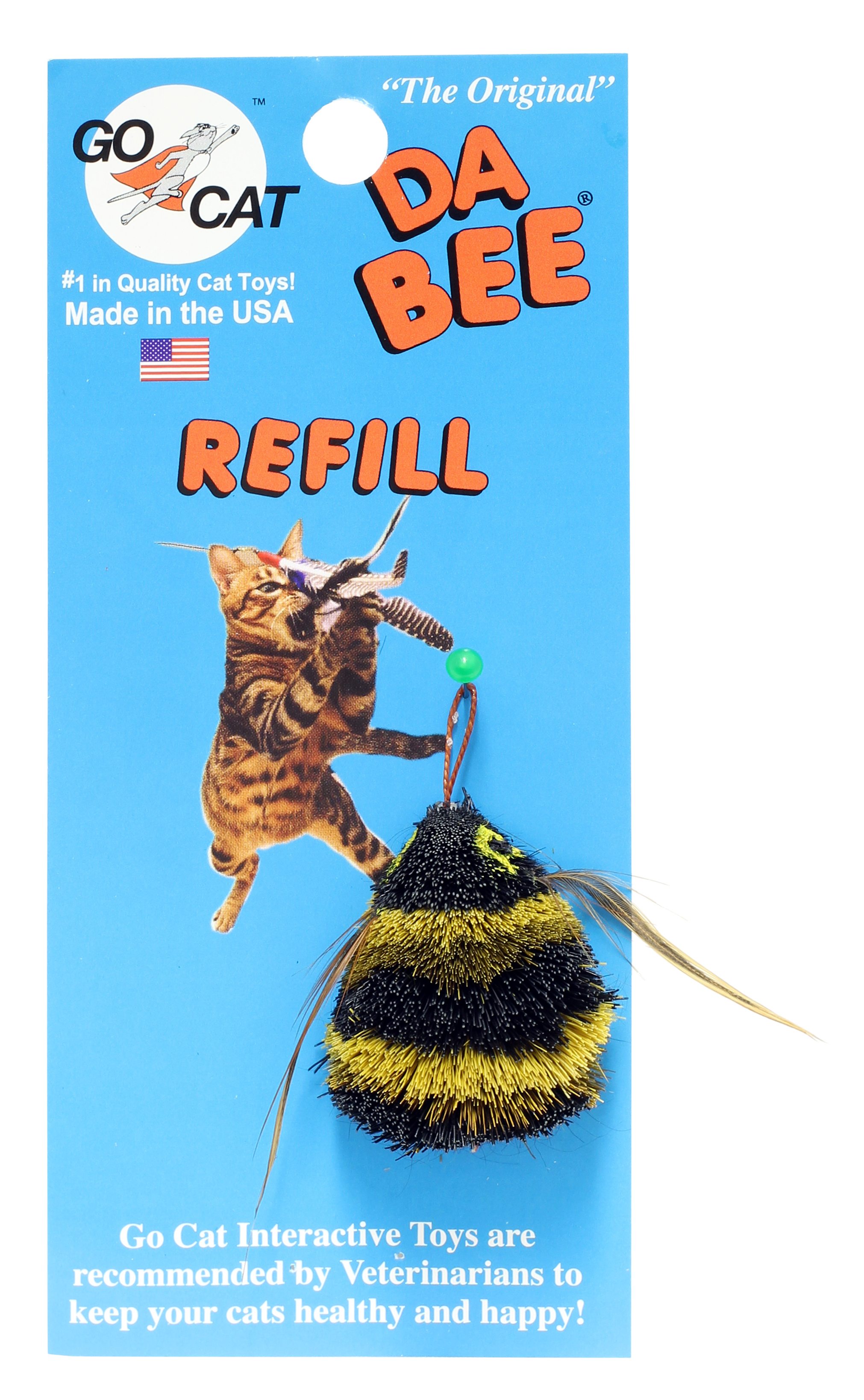 Kattleksak Da Bee Refill Go Cat