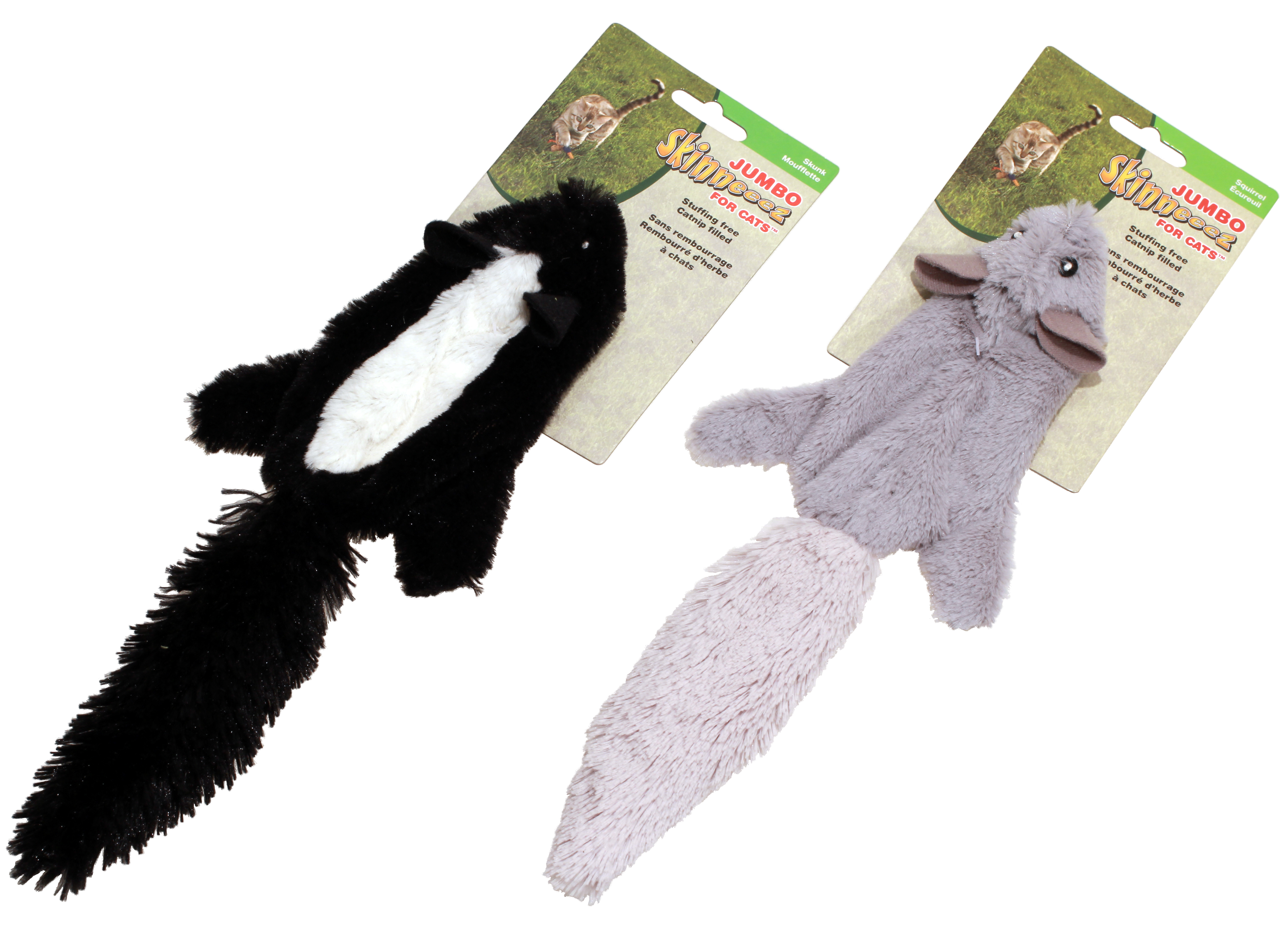 Kattleksak Skinneeez Gnagare Mix med Catnip