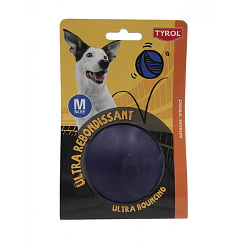 Hundleksak Boll Ultrastuds Blå Medium Tyrol