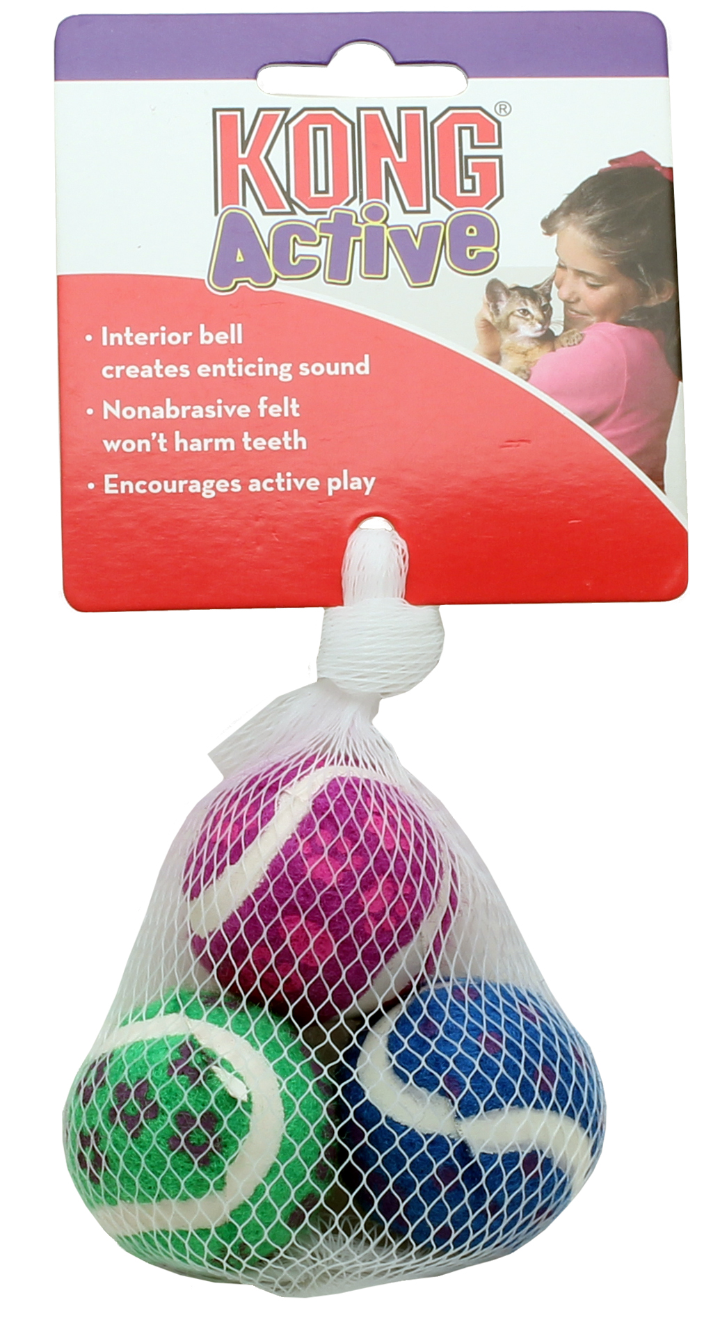 Kattleksak Active Boll med bjällra Kong