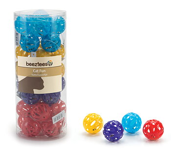 Kattleksak Plastic playing ball Beeztees