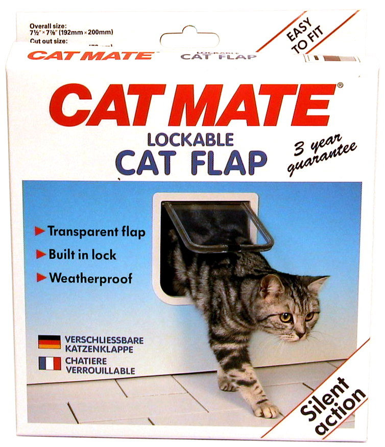 Kattdörr CatMate 2-vägs Vit