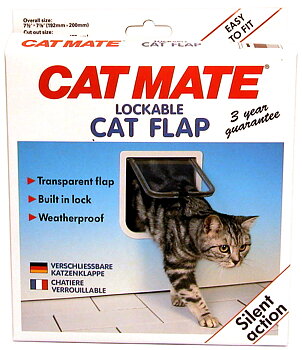 Kattdörr CatMate 2-vägs Vit