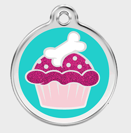 ID-bricka - Cupcake inkl. gravyr från Red Dingo